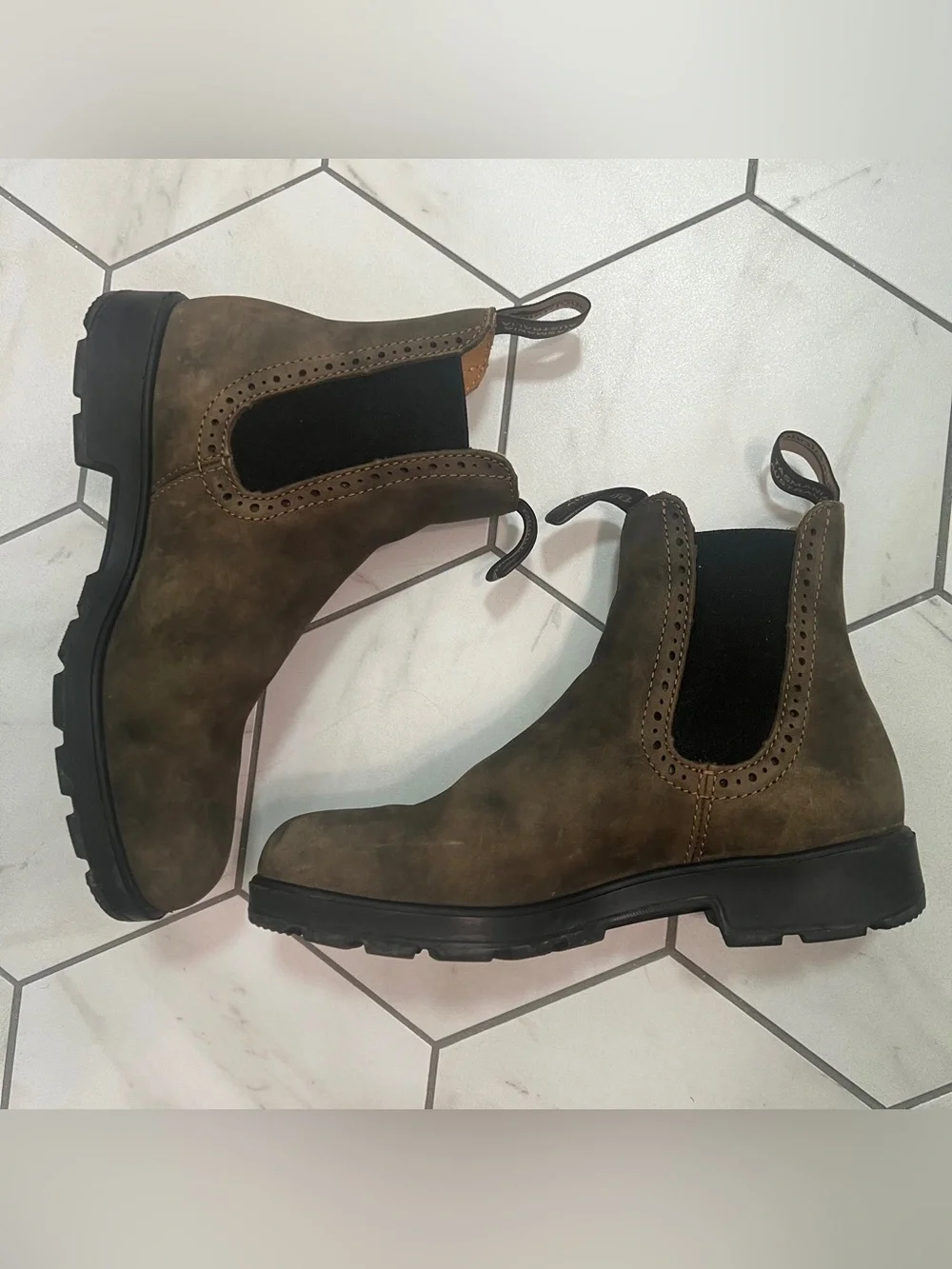 Blundstone High-Top 1351 Rustic Brown Chelsea Boot Size 8.5 Women's